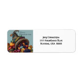 Festivals Cornucopia Erntedank Lable (Vorne)