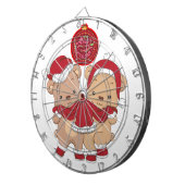 Festivals Dartboard Design für ein frohes Weihnach Dartscheibe (Vorderseite rechts)