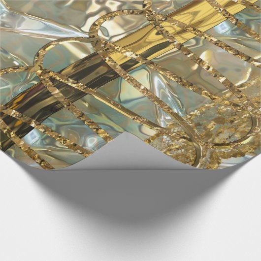 Festivals Dazzle Romantischer    ChicElegante  Geschenkpapier (Ecke)