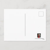 Festivals Deko Retro Vintages Paar Feiertagspostkarte (Rückseite)