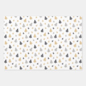 Festivals Doodles Weihnachten Geschenkpapier Set (Vorderseite 2)