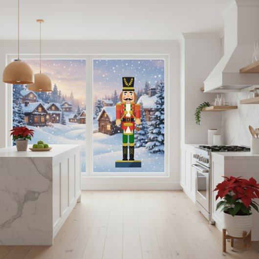 Festivals Drummer Nutcracker Fensteraufkleber