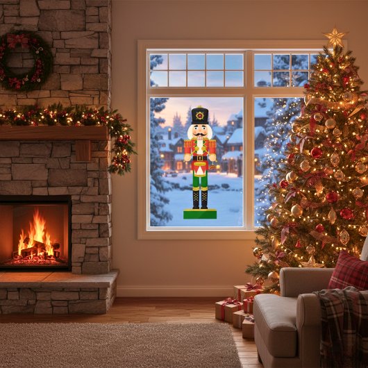 Festivals Drummer Nutcracker Fensteraufkleber