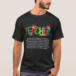 Festivals Educator Wonderland" Weihnachtslehrer T-Shirt
