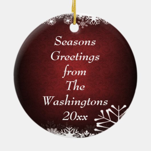 Festivals Engel Teddy Bären Ornament (Hinten)