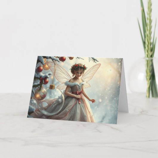 Festivals Fairy Card Dankeskarte (Vorderseite)