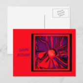 Festivals Fall Blume Postkarte Nr. 2 (Vorne/Hinten)