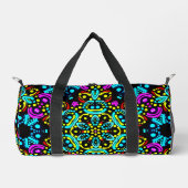 Festivals farbenfrohe geometrische Design-Duffel-T Duffle Bag (Vorderseite)