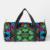 Festivals farbenfrohe geometrische Design-Duffel-T Duffle Bag (Rückseite)