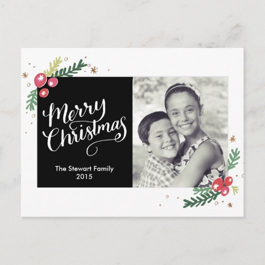 Festivals Feiertagspostkarte (Vorderseite)