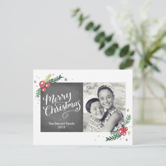 Festivals Feiertagspostkarte (Stehend Vorderseite)