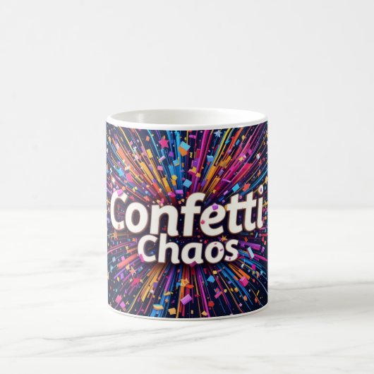 Festivals Feuerwerk Confetti Geburtstag Kaffeetasse (Mittel)