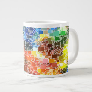 Festivals Floating Block Artwork Jumbo-Tasse