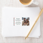 Festivals Foto Moderne Rücksendeadresse Adressaufkleber (Insitu)