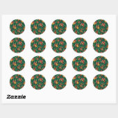 Festivals Frenzy Maximalist Holiday Sticker (Blatt)
