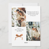 Festivals Frohe Weihnachten Boho Bow Ribbon 3 Foto (Rückseite)