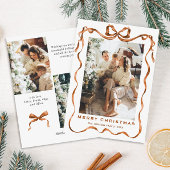 Festivals Frohe Weihnachten Boho Bow Ribbon 3 Foto