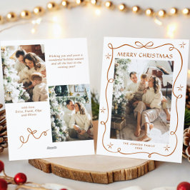 Festivals Frohe Weihnachten Boho Bow Ribbon 3 Foto