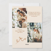 Festivals Frohe Weihnachten Boho Bow Ribbon 3 Foto (Rückseite)