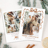 Festivals Frohe Weihnachten Boho Bow Ribbon 5 Foto