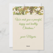 Festivals Geometrische Confetti-Ferienkarte Feiertagskarte (Rückseite)