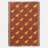 Festivals Gingerbrei Mann & Strick Muster Weihnach Decke (Vorderseite Vertikal)