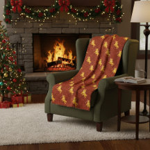 Festivals Gingerbrei Mann & Strick Muster Weihnach