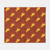 Festivals Gingerbrei Mann & Strick Muster Weihnach Fleecedecke (Vorderseite (Horizontal))