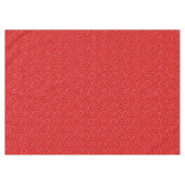 Festivals Glittering Red Confetti Muster Tischdecke (Vorderseite (Horizontal))