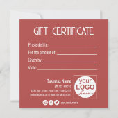 Festivals Gold Bow Moderne Rote Geschenkboxen Gesc (Rückseite)