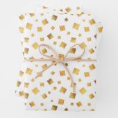 Festivals Gold Confetti-Geschenk Geschenkpapier Set (Beispiel)