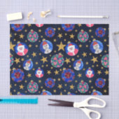 Festivals Gold Glitzer Stars Ornamente Traumhaft Seidenpapier (Handwerk)