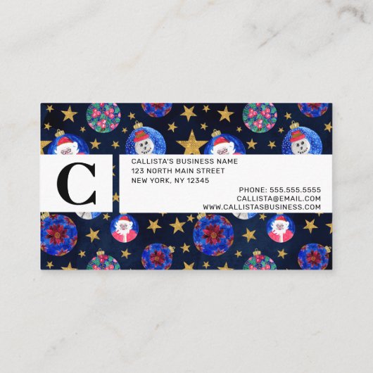 Festivals Gold Glitzer Stars Ornamente Traumhaft Terminkarte (Rückseite)