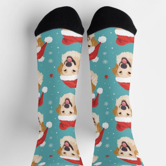 Festivals Golden Retriever Weihnachtssocken der Cr Socken (Oben)