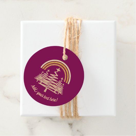 Festivals Goldrainbow Sparkling Geschenkanhänger (Beispiel)