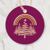 Festivals Goldrainbow Sparkling Geschenkanhänger (Rückseite)