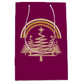 Festivals Goldrainbow Sparkling Mittlere Geschenktüte (Vorderseite)