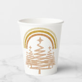 Festivals Goldrainbow Sparkling Pappbecher (Vorderseite)