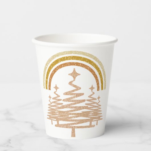 Festivals Goldrainbow Sparkling Pappbecher (Vorderseite)