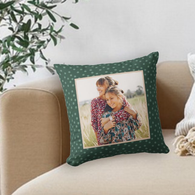 Festivals Green Dots Foto Kissen (Von Creator hochgeladen)