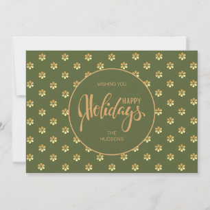 Festivals Green Gold Daisy Weihnachten