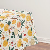 Festivals Green und Orange Citrus und Cinnamon Tischdecke (Beispiel)