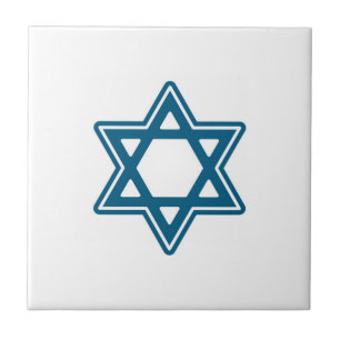 Festivals Hanukkah Single Star Keramik Tile Fliese
