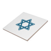 Festivals Hanukkah Single Star Keramik Tile Fliese (Seite)