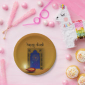 Festivals Happy Diwali Feuerwerk - Papierplatte Pappteller (Party)