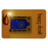Festivals Happy Diwali - Flexibles Magnet (Horizontal)