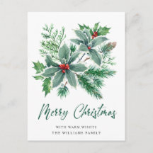 Festivals Holly Berry Weihnachtsgrüße