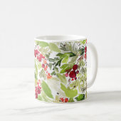 Festivals Holry und Evergreen Wasserfarbe Kaffeetasse (VorderseiteRechts)