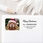 Festivals Hund Foto Custom Holiday Rücksendeadress (Insitu)