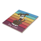 Festivals Hund Lover Keramik Tile Fliese (Seite)